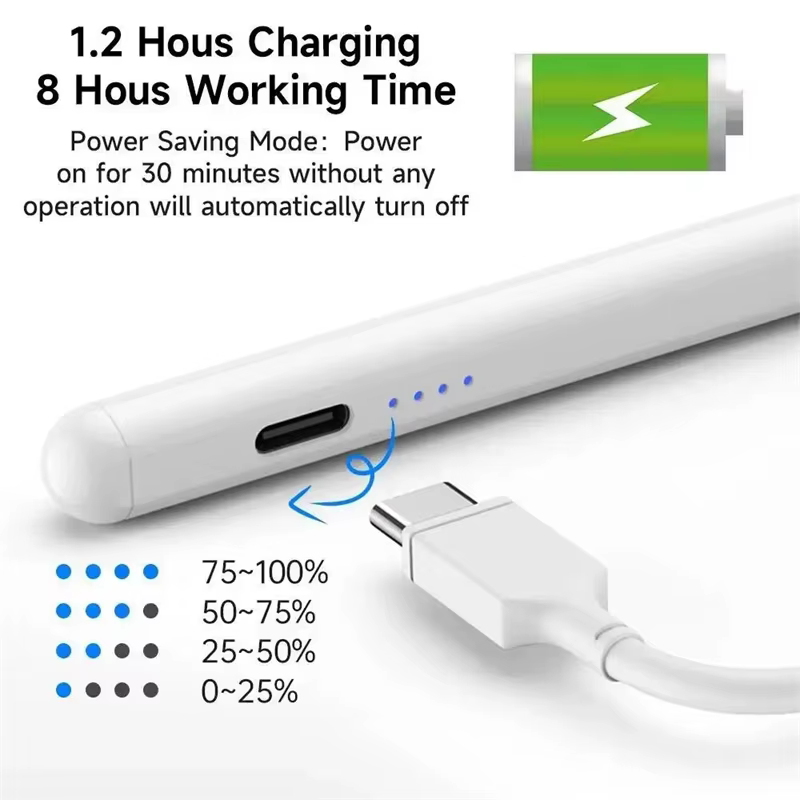 Stylet pour Apple Pencil 2, iPad, 2023, 2022, 2021, 2020, 2019, 2018, 4, 5, 9e, 10e, Air 5, accessoires pour iPad