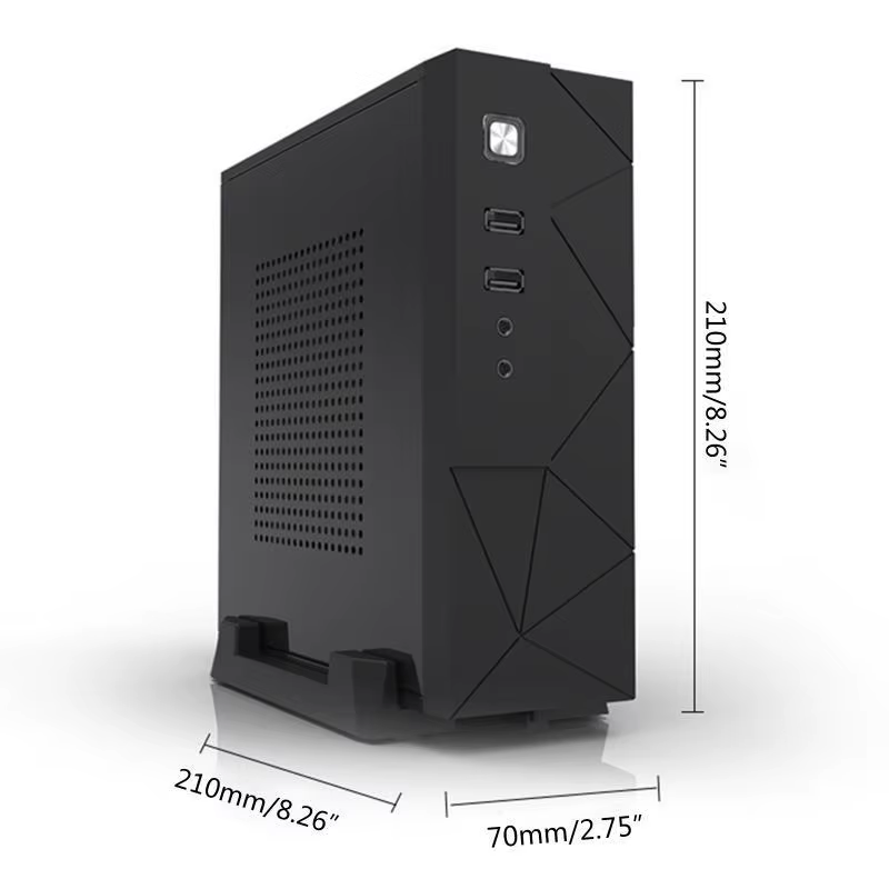 652F Mini ITX Micro pour boîtier Home cinéma châssis d'ordinateur personnel jeu bureau contrôle industriel boîtier d'ordinateur
