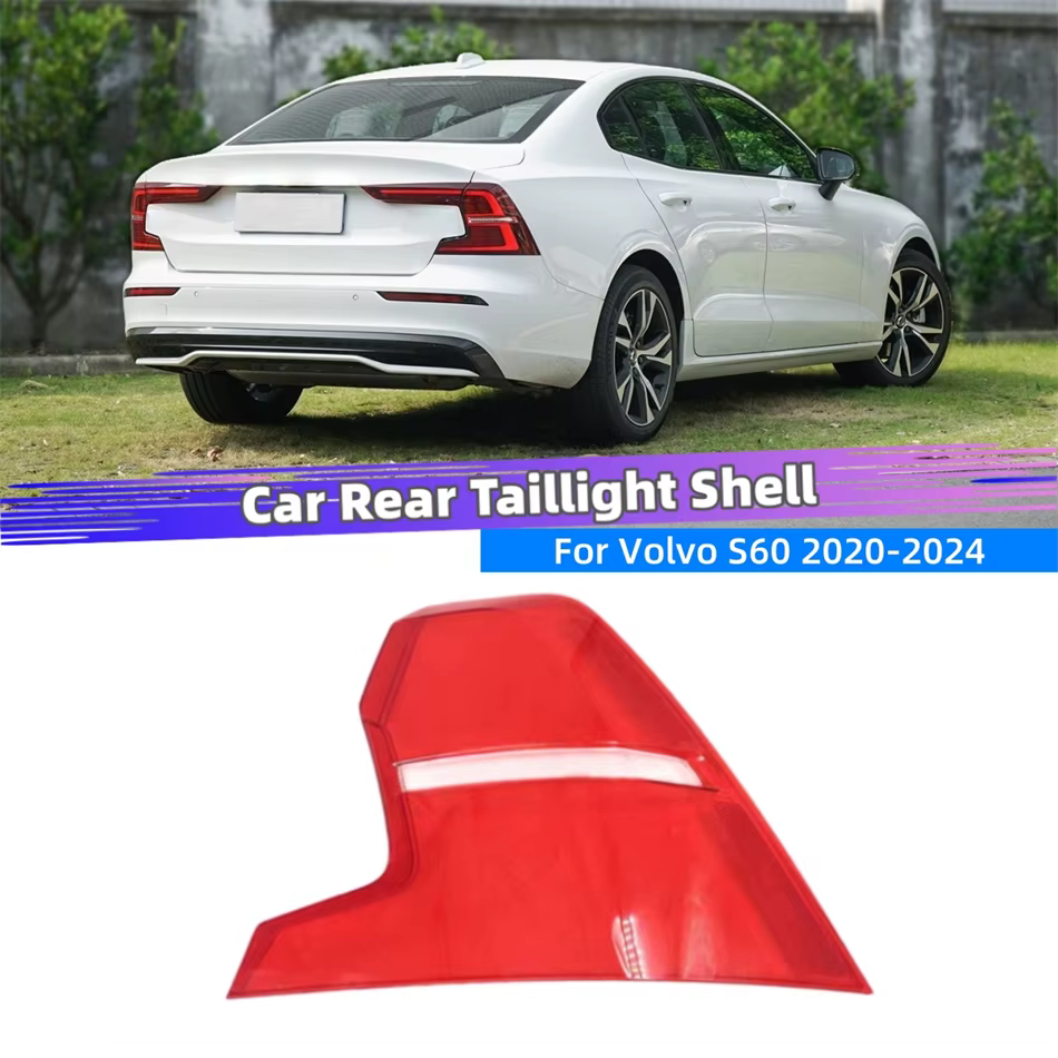 Accessoires pour Volvo S60 2020 2021 2022 2023 2024, coque de remplacement pour feux de voiture, feux de recul, coque de feux arrière