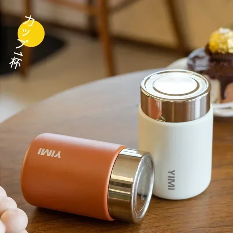 230ml Mini acier inoxydable 316 Thermos tasse mode Portable poche flacon sous vide café thé bouteille d'eau thermique gobelet