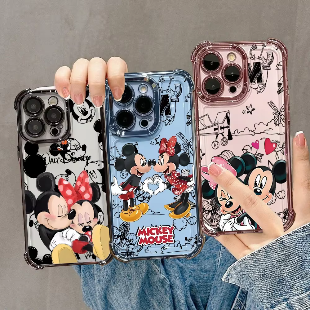 Coque de téléphone Mickey Minnie Mouse pour Google PIXEL 10A 10 9 8 7 Pro 9A 8A 7A 5G PIXEL10 PIXEL9 PIXEL8 PIXEL8A INS