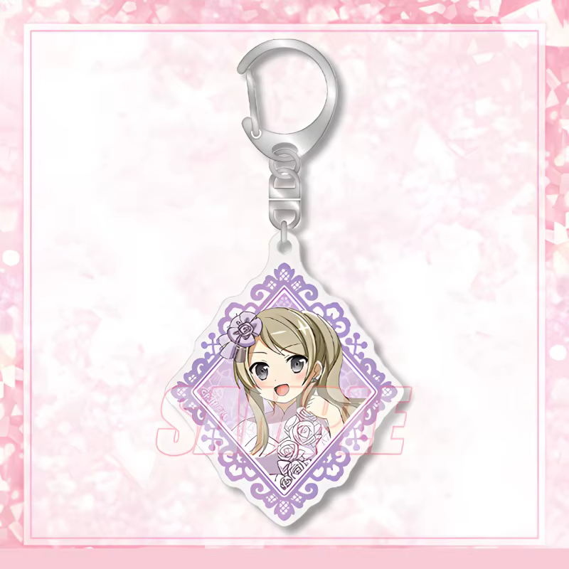 Yuki Yuna is a Hero : Hanayui no Kirameki GAME 6CM Figurine en acrylique porte-clés, breloque de sac, pendentif de sac à dos, pendentif de dessin animé