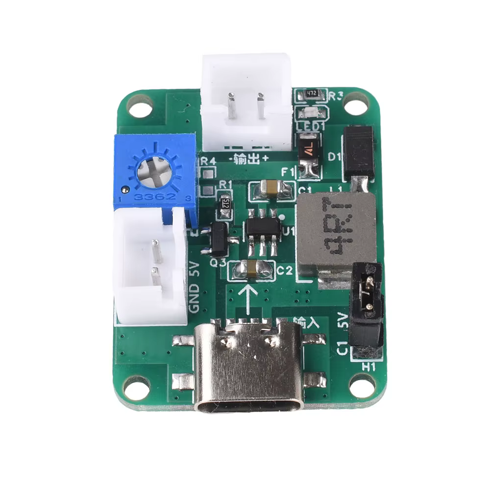 Mini module de surtension réglable, convertisseur DC-DC, double entrée 3-6V, sortie 5-24V avec protection contre les courts-circuits pour projets DIY