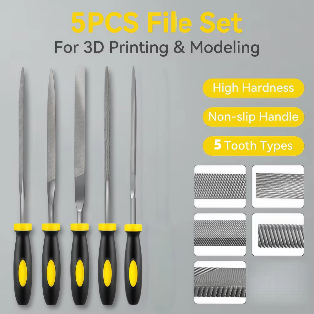 Kit d'outils pour imprimante 3D, accessoires pour imprimante 3D comprenant des clés de différentes tailles, un lime et un couteau de découpe pour toutes les imprimantes FDM/SLA