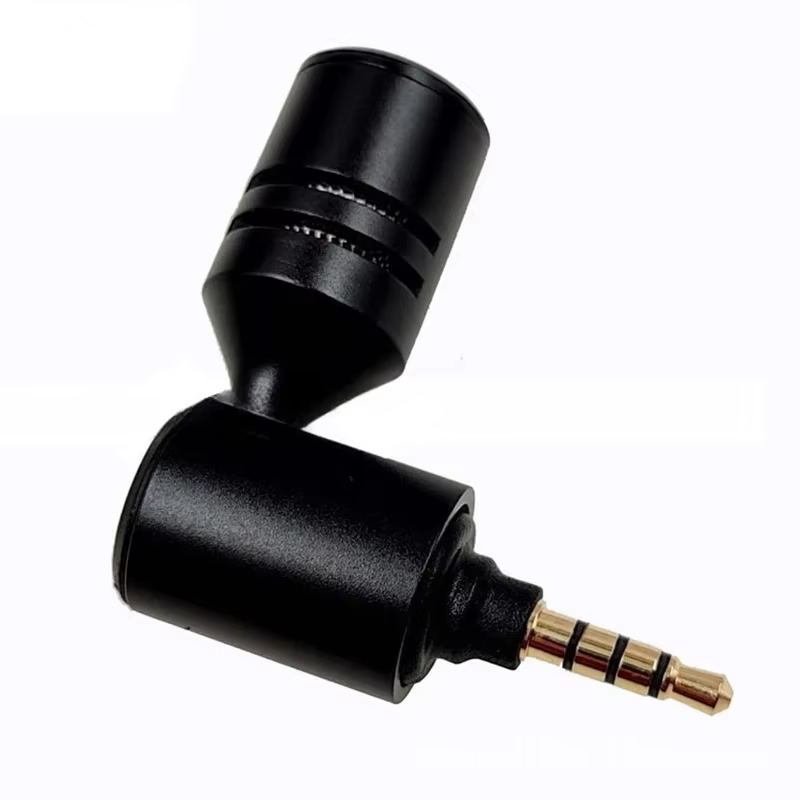 Mini Microphone Jack 3.5mm, Compact, léger, Portable, haute sensibilité, pour carte son, téléphone, caméra, tablette, réduction du bruit