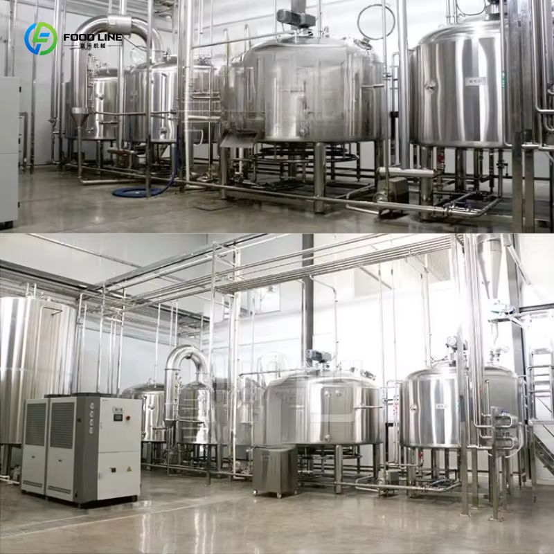 Système de brassage de bière tout-en-un personnalisé pour l'industrie, 300L 1000L, équipement de brassage de bière commercial, brasserie complète