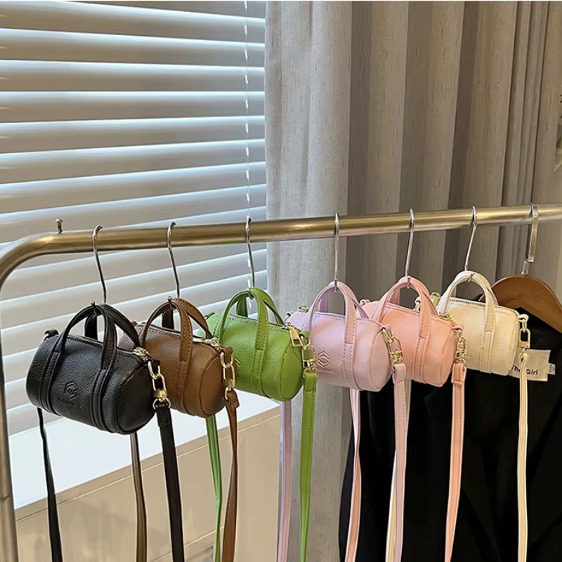 Mini sacs en cuir PU souple pour femmes, sacs à bandoulière, organisateur de rouge à lèvres, écouteurs, clé, pièce de monnaie, pochette de rangement d'argent