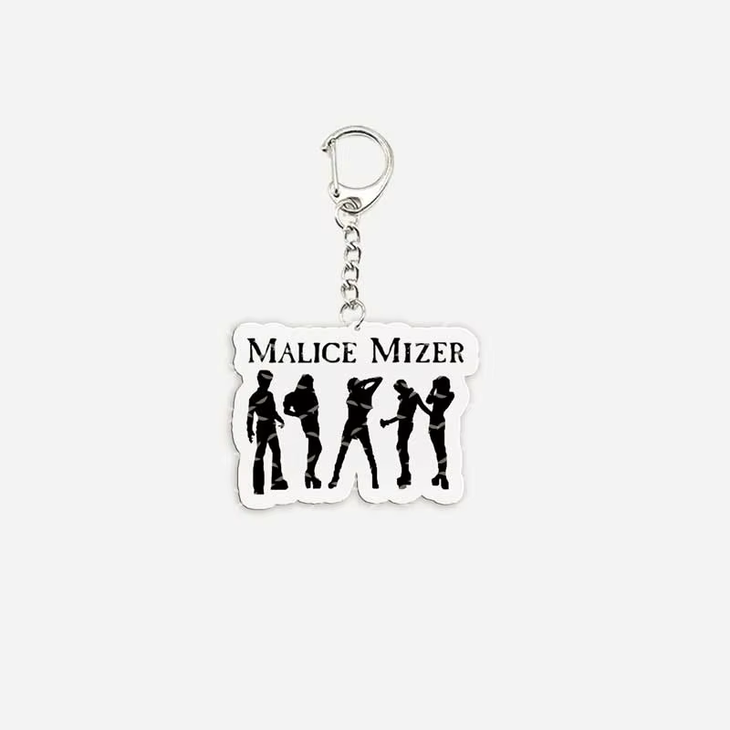 Acrylique Mana Sama porte-clés pour accessoires sac Malice Mizer porte-clés porte-clés pendentif porte-clés chaînes Fans cadeaux