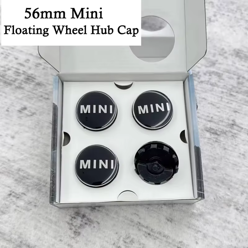 2026 Cache-moyeux flottants 3D 56MM pour Mini Wings S JCW R56 R50 R53 R55 R57 R60 F54 F55 F56, Accessoires automobiles