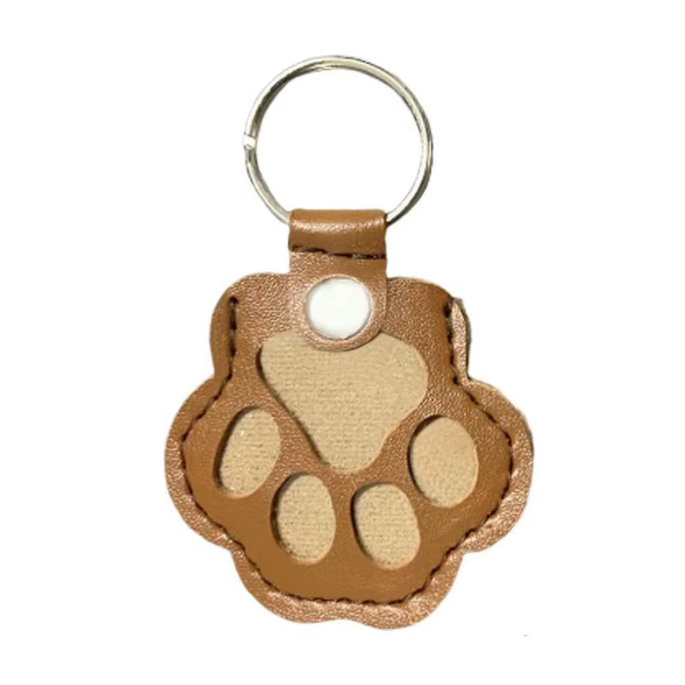 Porte-clés commémoratif en cuir PU durable pour poils d'animaux, mini sac multifonctionnel pour poils de chat et de chien