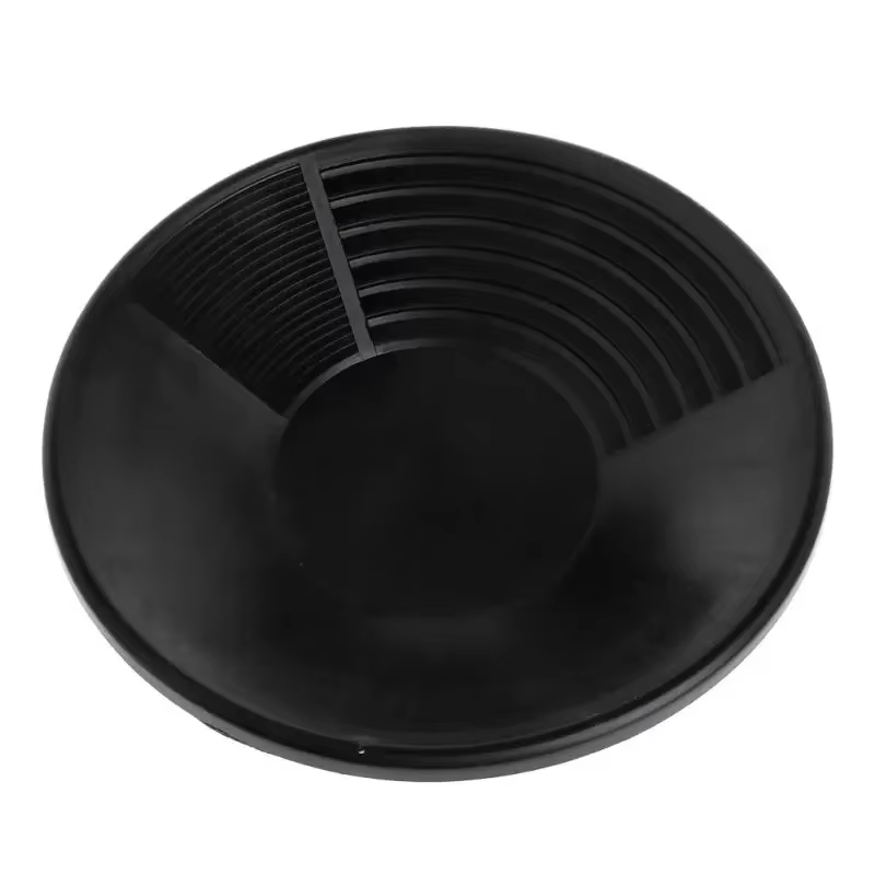 Outil prospection rivière dragage double Riffle casserole d'extraction pépite bassin d'or en plastique