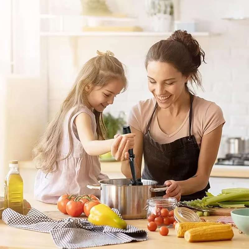 Hachoir à viande et mélangeur à main, sans effort, broyage du riz, hachage de la viande, outil de cuisine multifonctionnel