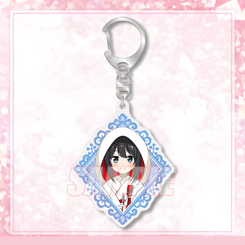 Yuki Yuna is a Hero : Hanayui no Kirameki GAME 6CM Figurine en acrylique porte-clés, breloque de sac, pendentif de sac à dos, pendentif de dessin animé