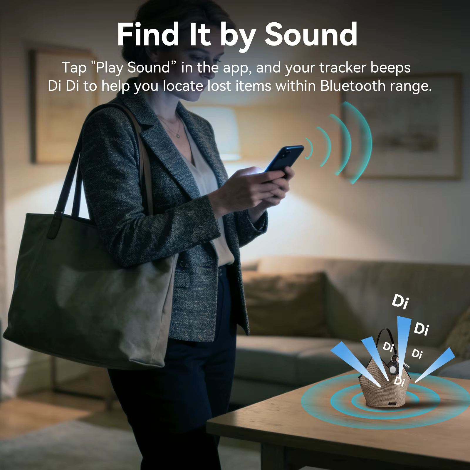 Mini traceur GPS caché avec étui magnétique – Localisateur anti-perte pour voiture, portefeuille, animal de compagnie, compatible avec iOS Find My et Google Find Hub