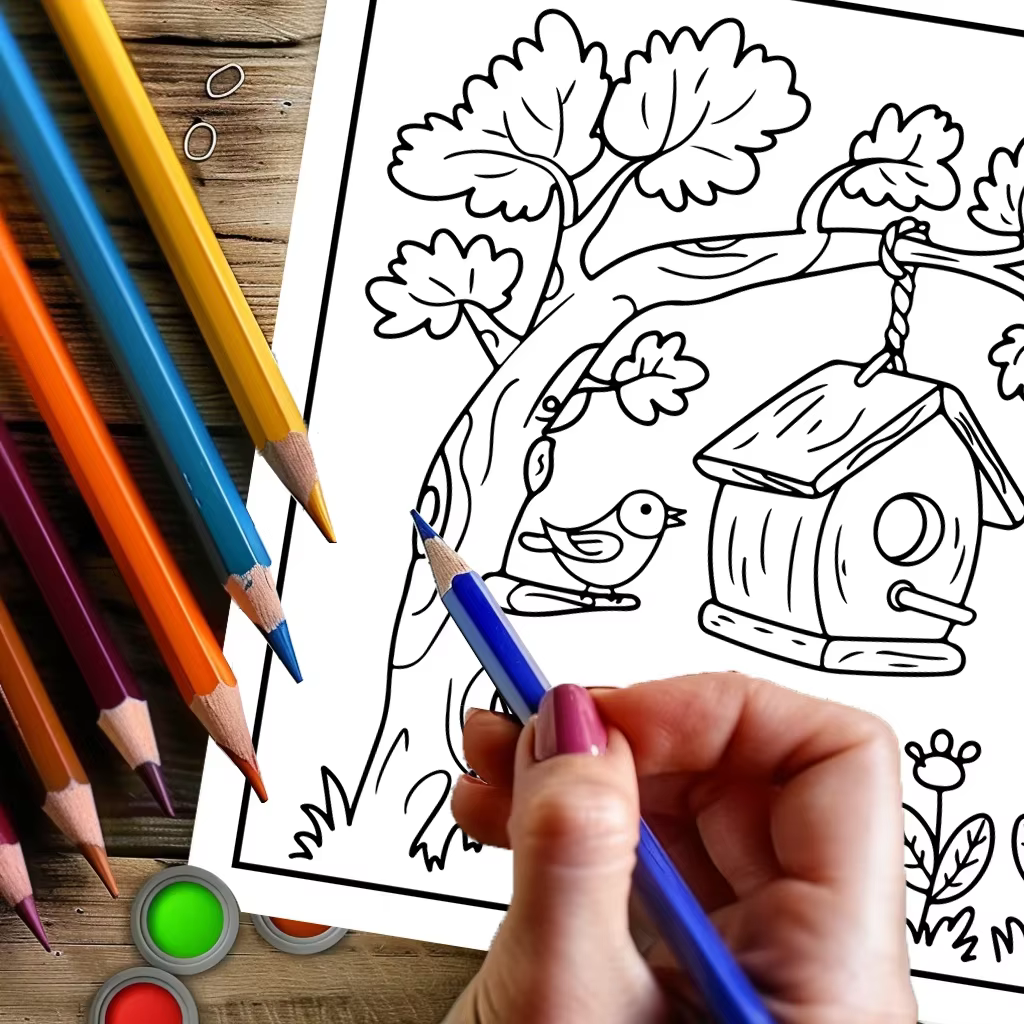 Livre de coloriage mini facile pour adultes, livre de coloriage relaxant, anti-stress, cadeau d'anniversaire et fournitures artistiques pour la rentrée scolaire