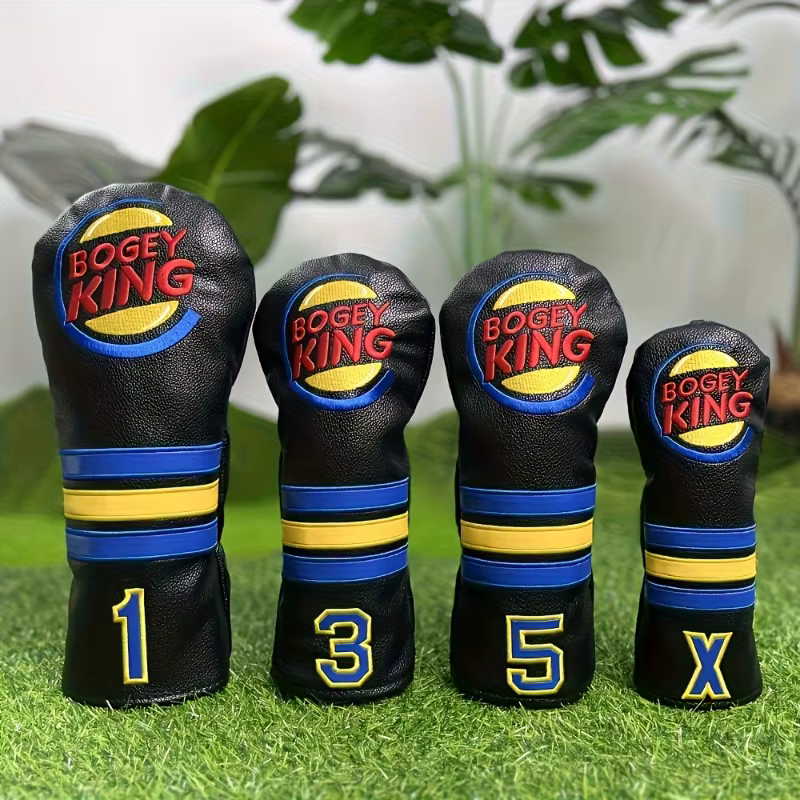 Housse de tête de club de golf tendance ; Accessoires de golf, fabriqués en matériaux anti-poussière et durables, offrant la meilleure protection