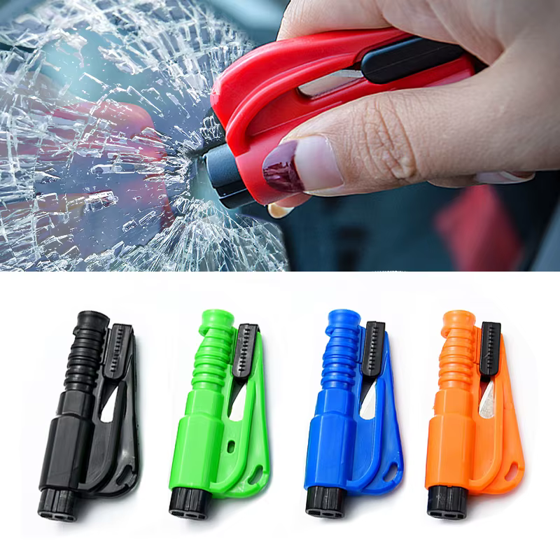 Mini marteau de sécurité porte-clés évasion voiture, marteau d'évacuation de sauvetage, fenêtre cassée, brise-verre d'urgence