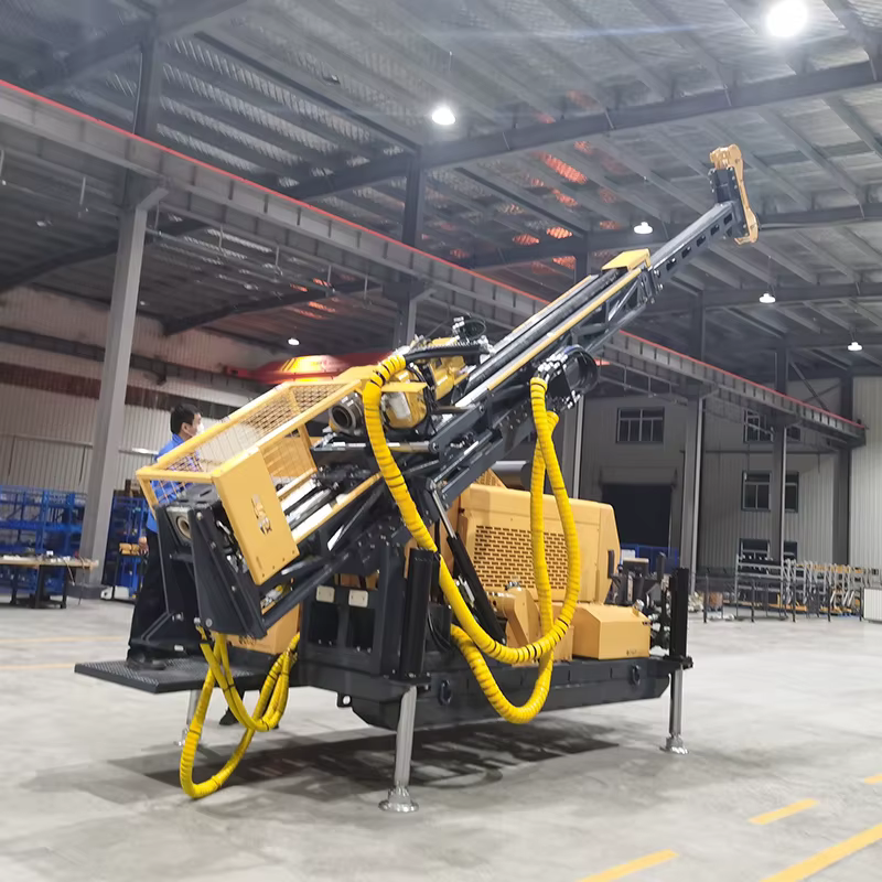 Machine de forage de noyau sur chenilles, plate-forme de forage d'échantillonnage de mines de Construction, Machine de forage d'échantillon de noyau pratique polyvalente