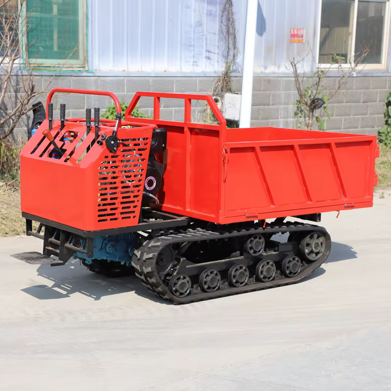 Mini Dumper sur chenilles personnalisé, camion à benne basculante multifonctionnel, ferme, pour la Construction