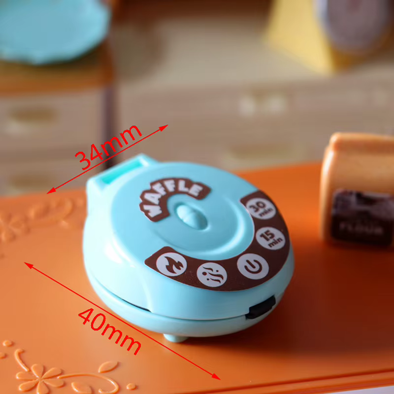 (.) Four électrique miniature pour maison de poupée, Mini machine à pain, modèle de meubles de cuisine, accessoires pour décoration de maison de poupée, jouets, 1 ensemble
