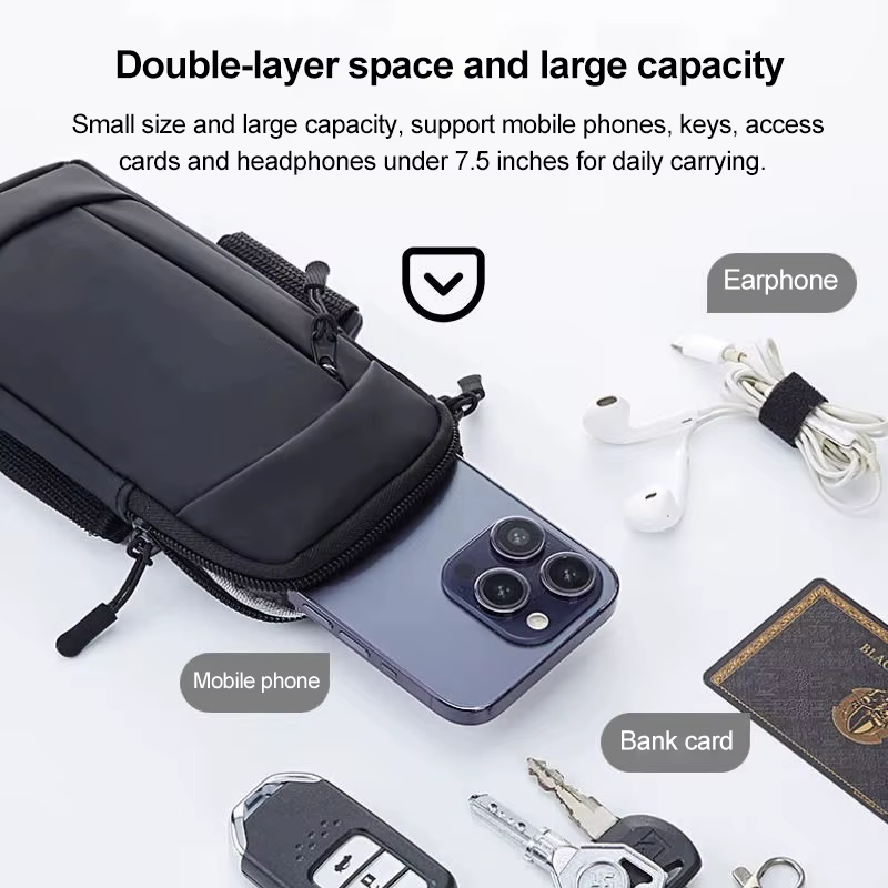 Sac de course pour téléphone, brassard de sport pour téléphone portable, sacoche de bras pour la course à pied