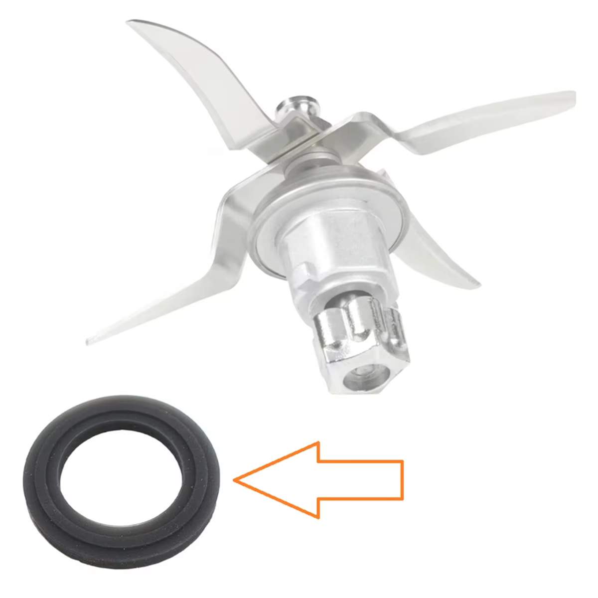 ABXHH – bague scellée pour Monsieur Cuisine Connect et joint de couvercle intelligent + bague d'étanchéité pour couteau, pièces de mélangeur