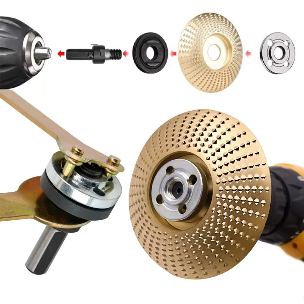 Adaptateur de tige de connexion pour perceuse électrique 10 mm vers meuleuse d'angle, ensemble d'adaptateurs pour disques de meulage et de coupe, accessoire pour outil électrique