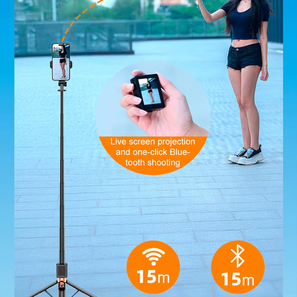 Mini écran d'affichage de Selfie de Smartphone Portable pour téléphone caméra arrière sans fil Selfie Vlog moniteur en direct pour téléphone iPhone Android