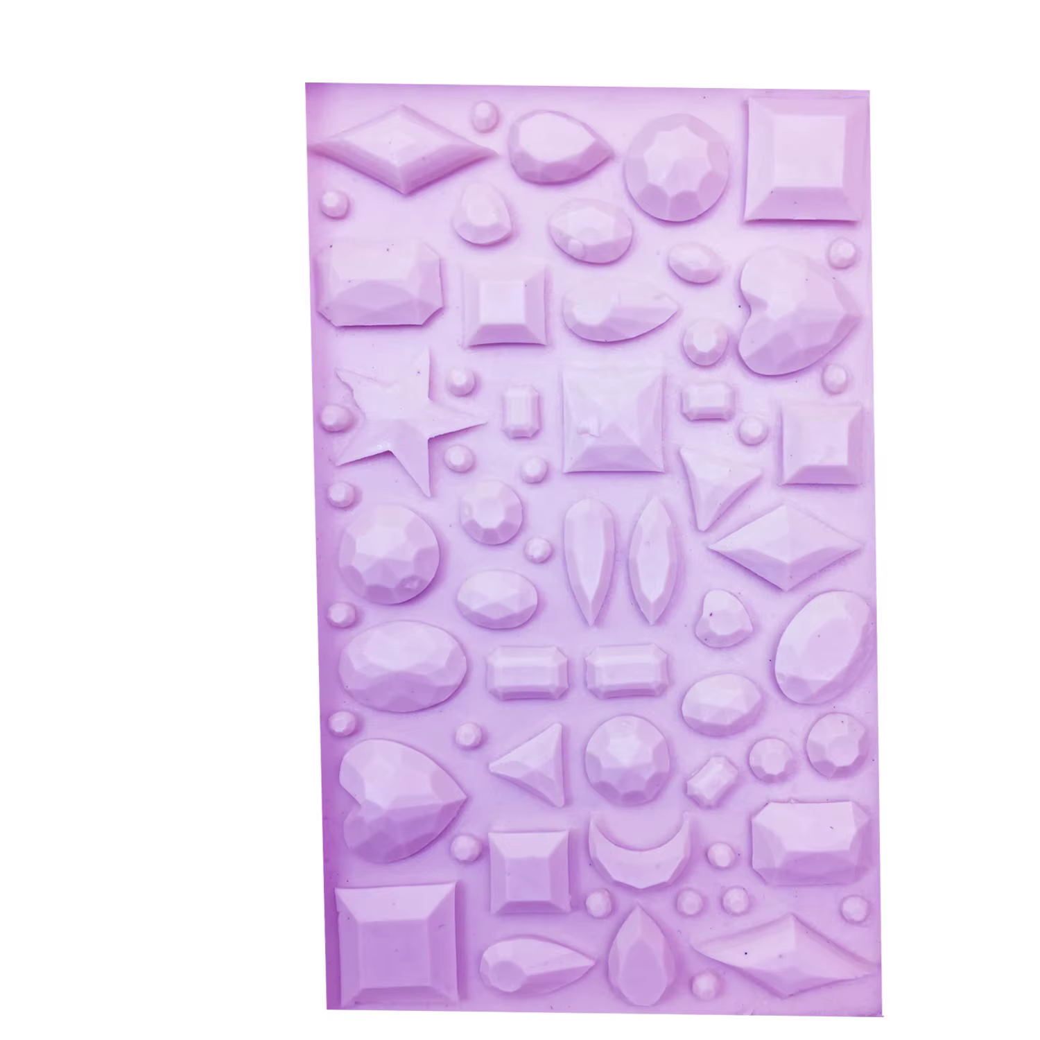 Moule de cuisson en silicone M0595, Mini gemme en forme de diamant, outils de décoration de gâteau fondant, chocolat, bonbons