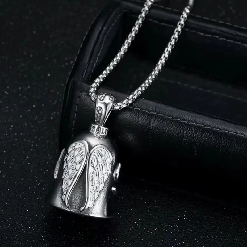 Clochette de moto ange gardien, accessoires portables pour motards, cadeau pour motards et cyclistes