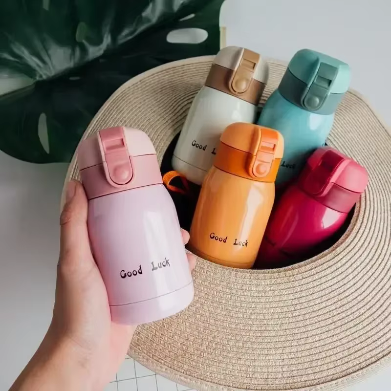 Mini tasse Thermos 200ml/360ml, tasse de poche, tasse à café thermique, flacon sous vide en acier inoxydable, bouteille d'eau chaude isolée, cadeau pour enfants