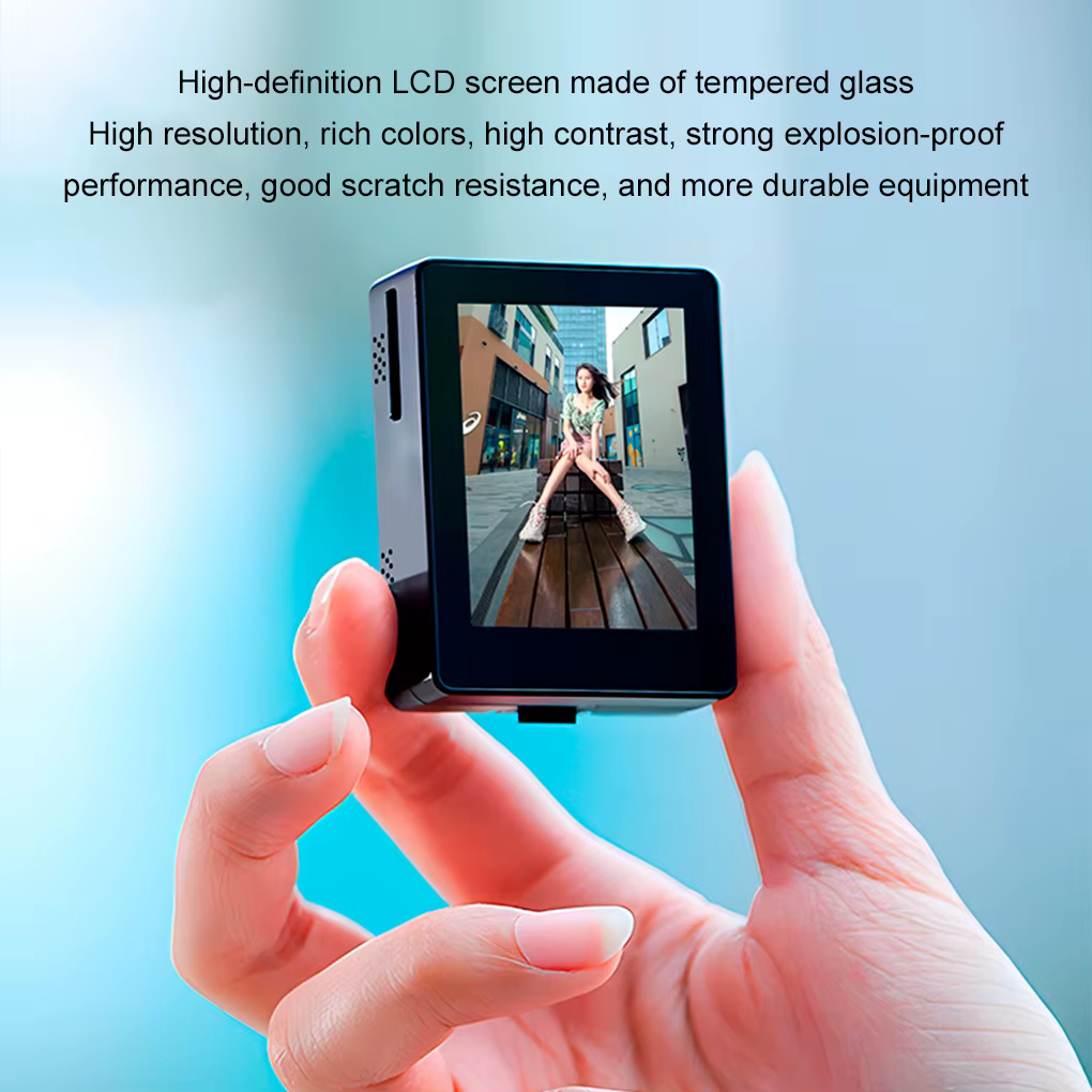 Mini écran d'affichage de Selfie de Smartphone Portable pour téléphone caméra arrière sans fil Selfie Vlog moniteur en direct pour téléphone iPhone Android