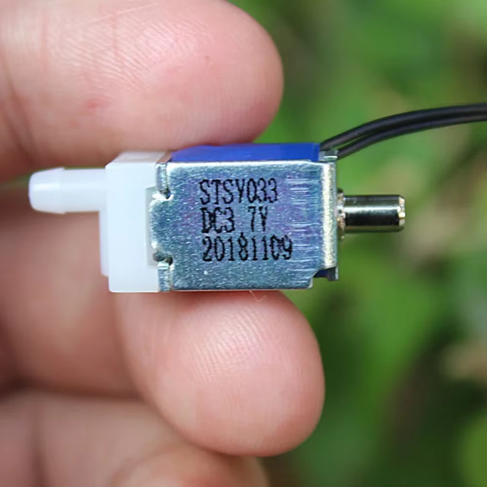 Mini électrovanne, 3 voies, dégagement d'air, électronique tingDC 3.7V, admission électronique accessible