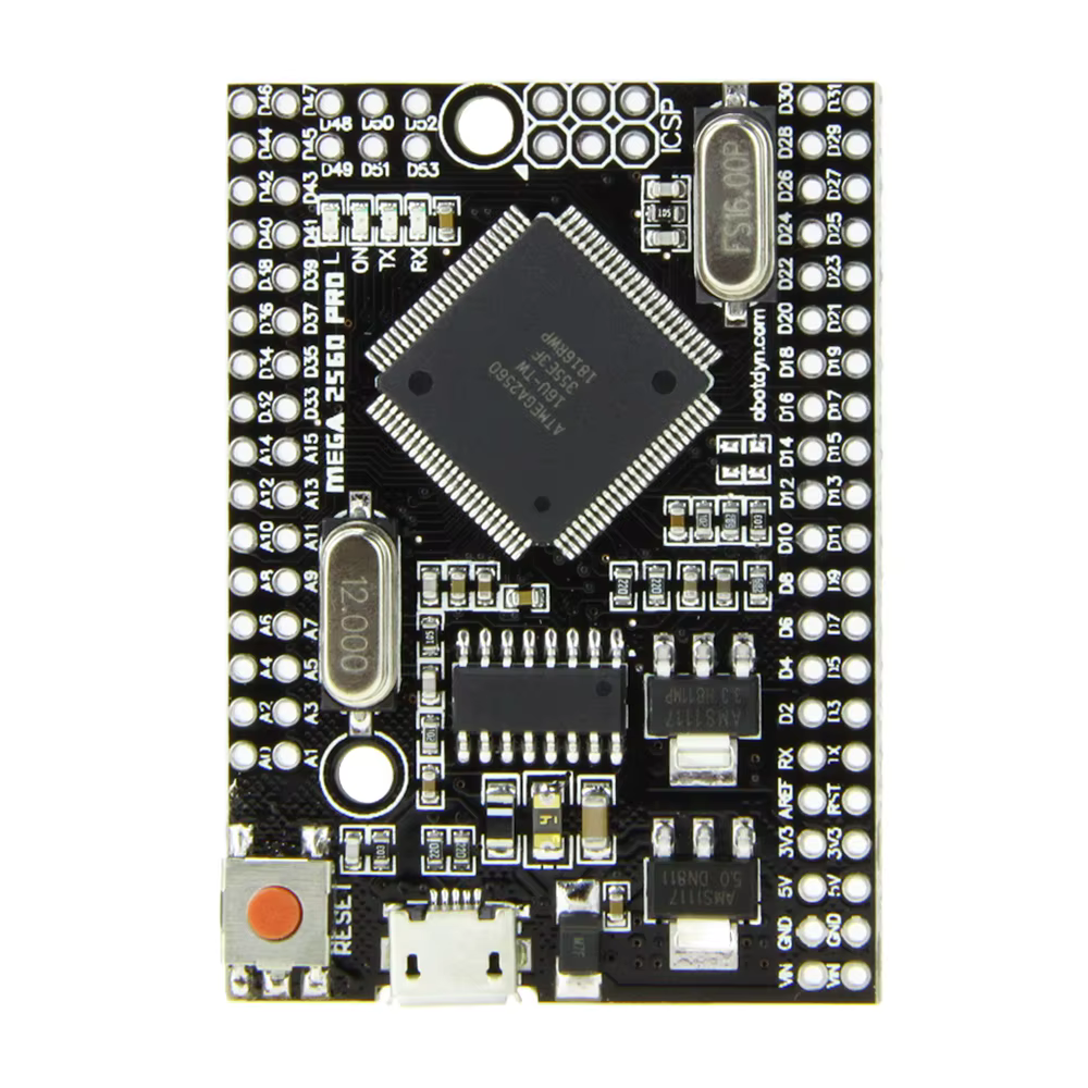 Mega 2560 PRO MINI 5V (intégré) CH340G ATmega2560-16AU avec broches mâles Compatible pour arduino Mega 2560