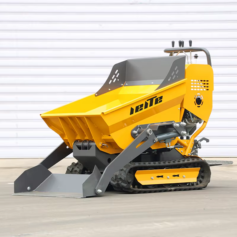 Mini-dumper sur chenilles de 0,5 tonne personnalisé en Chine, dumper hydraulique compact de haute qualité disponible en stock