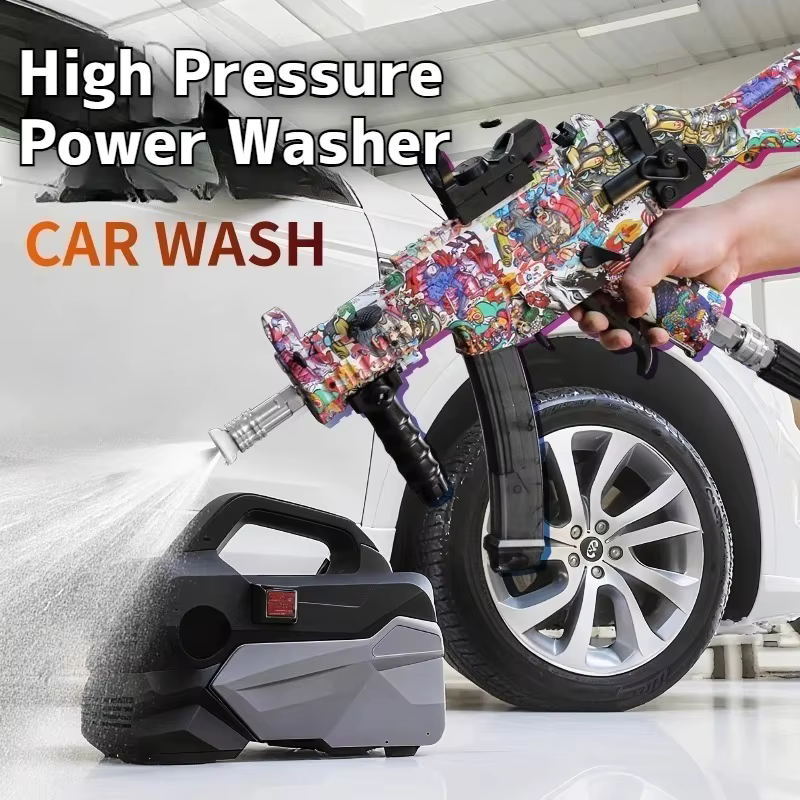 Pistolet à eau haute pression MP5K Mini, portable, pour lavage de voiture, arrosage de jardin, pulvérisation de plantes, nettoyage extérieur