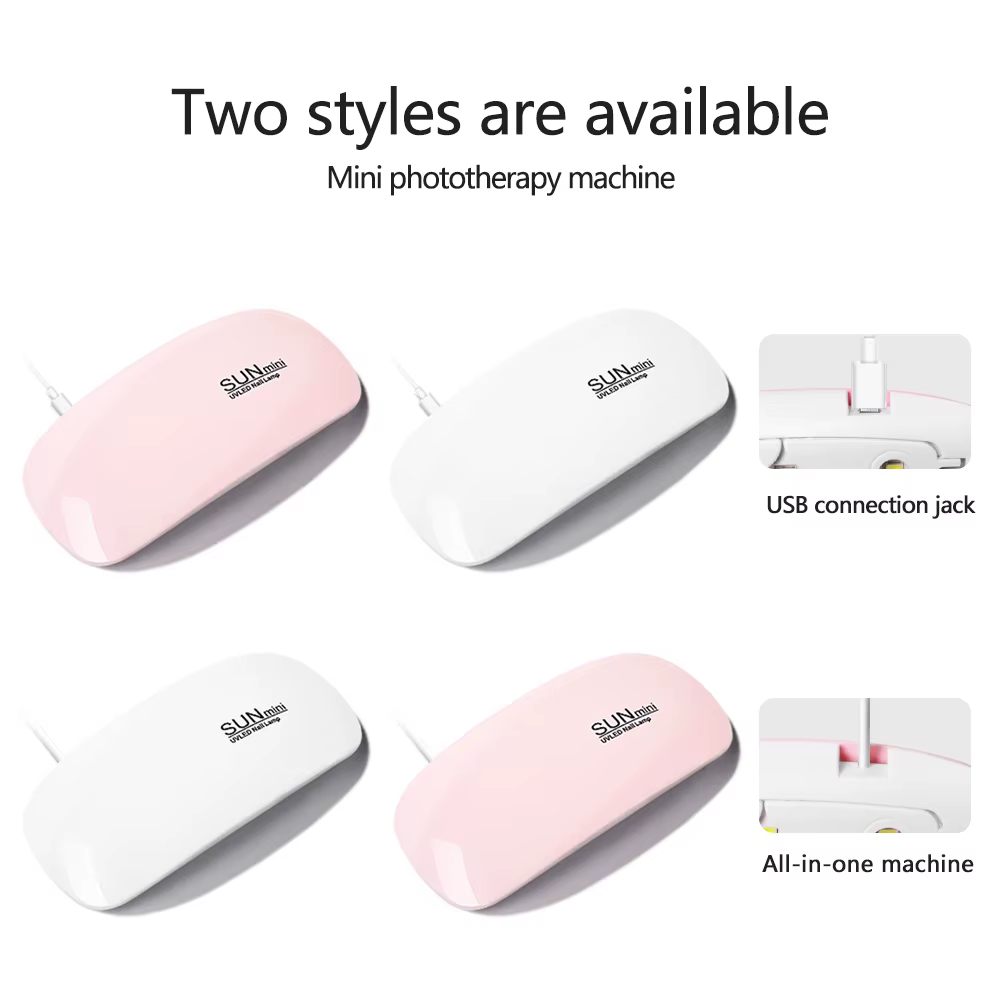LINMANDA Mini lumière LED lampe de guérison Flash à durcissement rapide Interface USB conception pliante manucure personnelle utilisation de voyage à domicile lumière UV