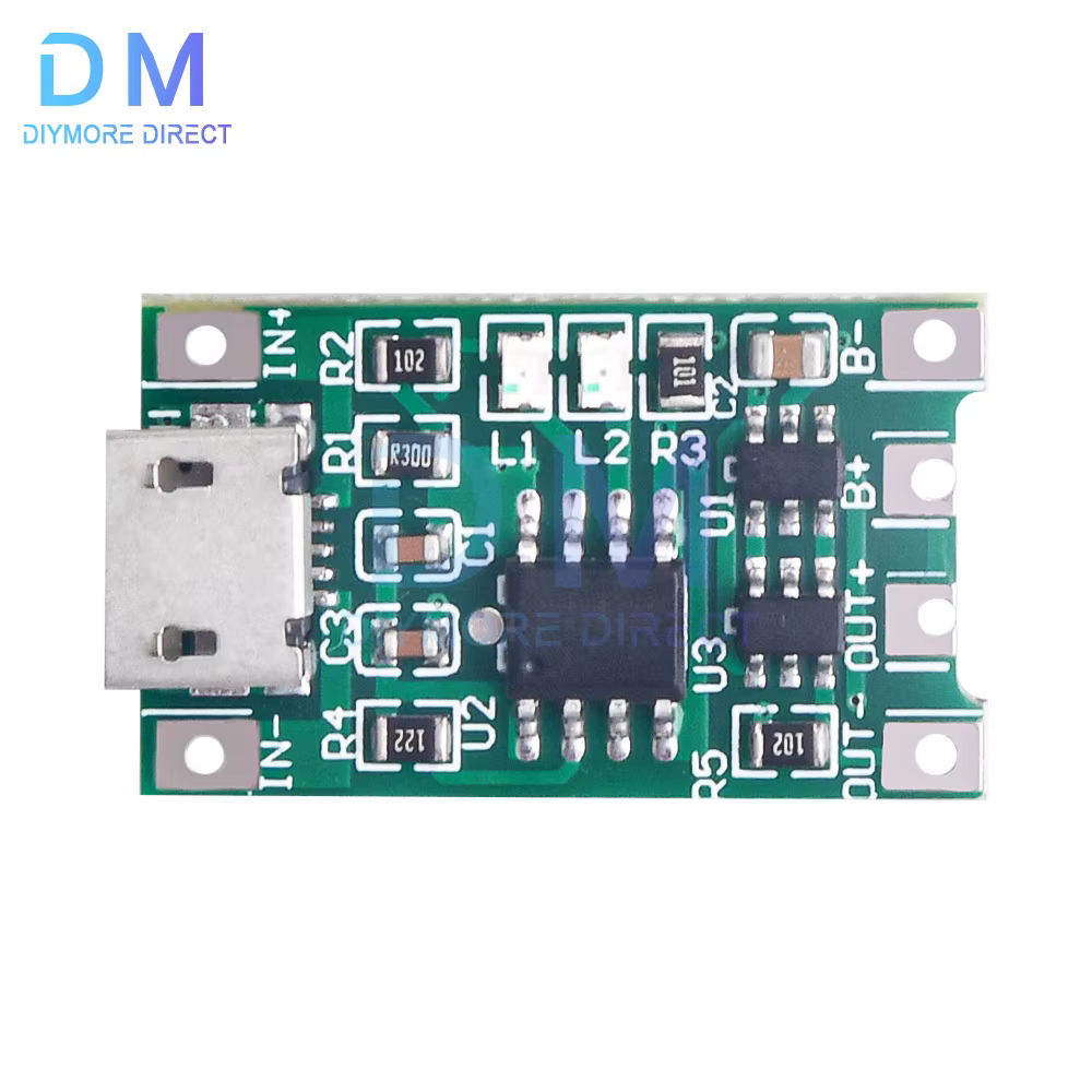 Module de chargeur de la carte de chargement de la batterie au lithium, 5V 3A Mini TYPE-C micro USB 18650 avec protection double
