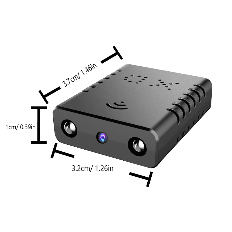 Mini caméra 2025 XD intelligente WiFi Mini caméra maison intérieure Vision nocturne Protection de sécurité enregistreur Audio vidéo
