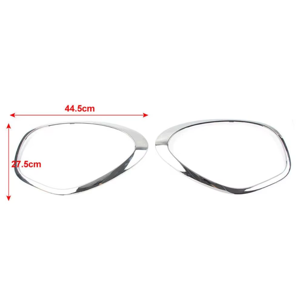 Pour 2011-2016 R60 R61 BMW MINI Cooper Countryman Paceman Chrome garniture de phare anneau lunette 51139801573 51139801574