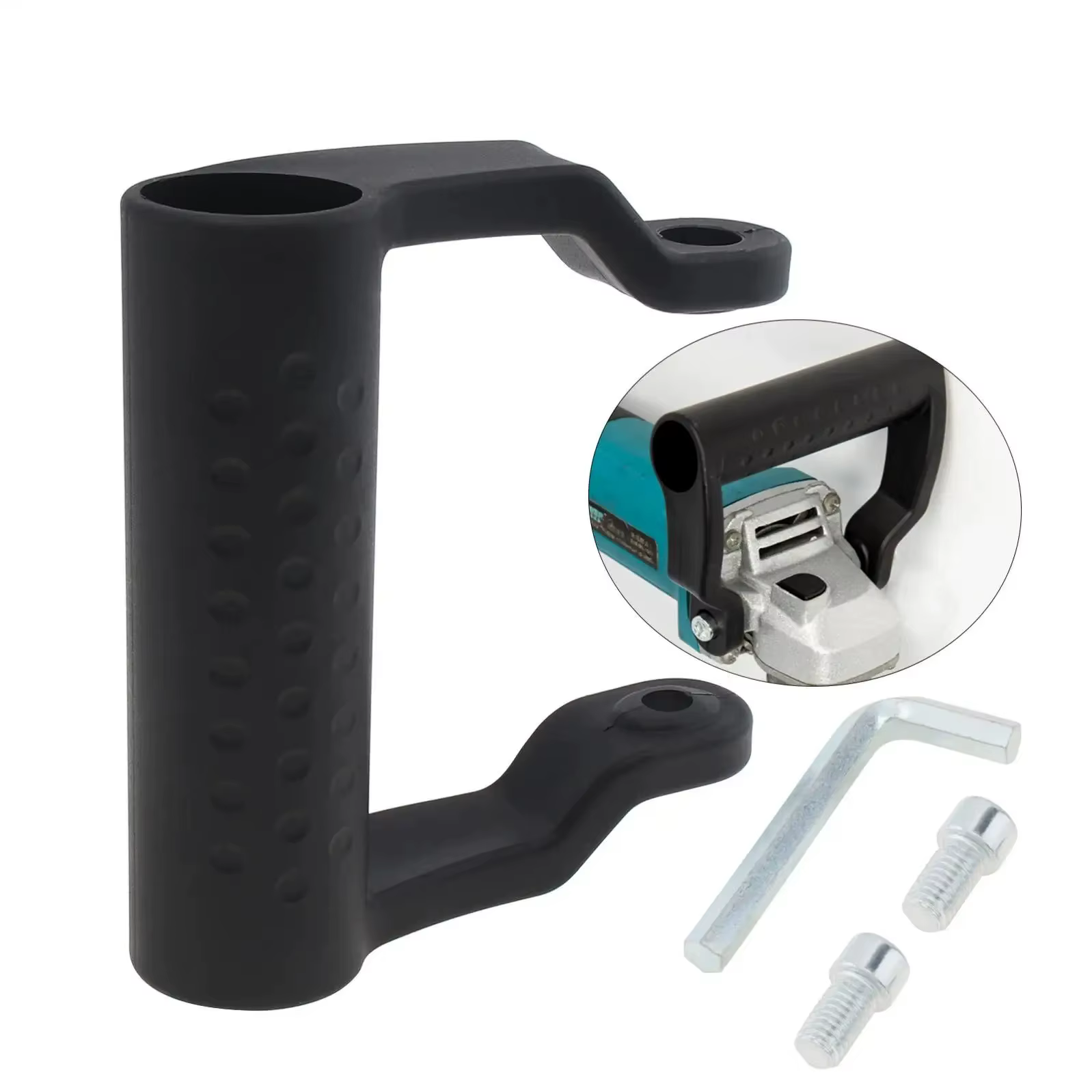 Poignée de meuleuse d'angle de remplacement, outils de poignée auxiliaire, poignée antidérapante absorbant les chocs pour Machine à polir/ponceuse
