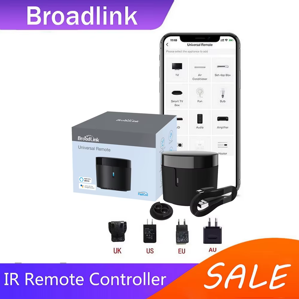 Broadlink RM4 mini transmission sans fil wifi recevoir télécommande intelligente IR universelle pour appareil ménager