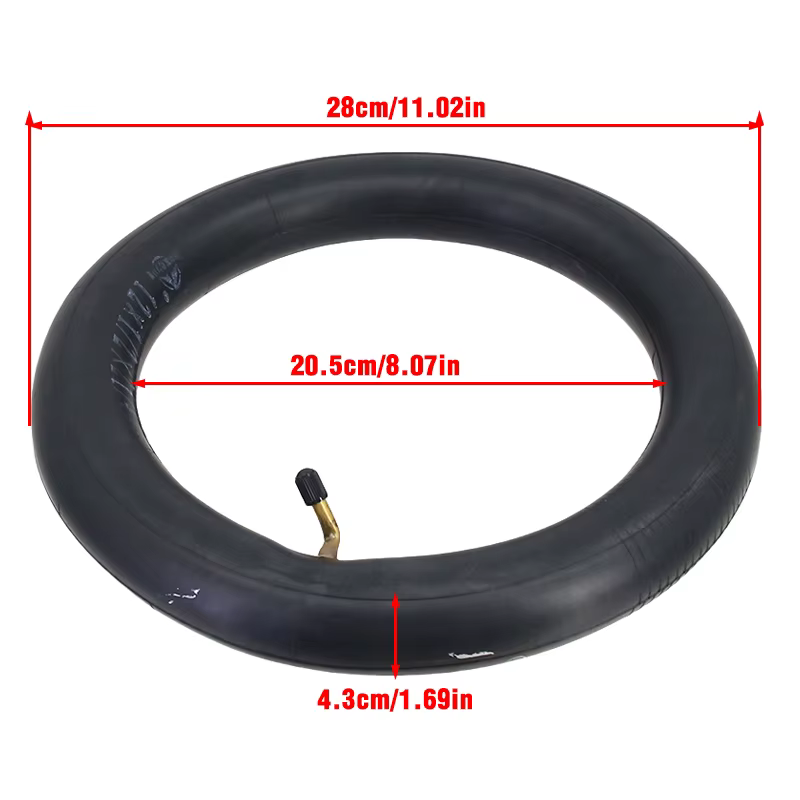 Mini moto, pneu pneumatique de 12 1/2x2 1/4 pouces avec chambre à air pour poussette, vélo pliant, véhicule électrique