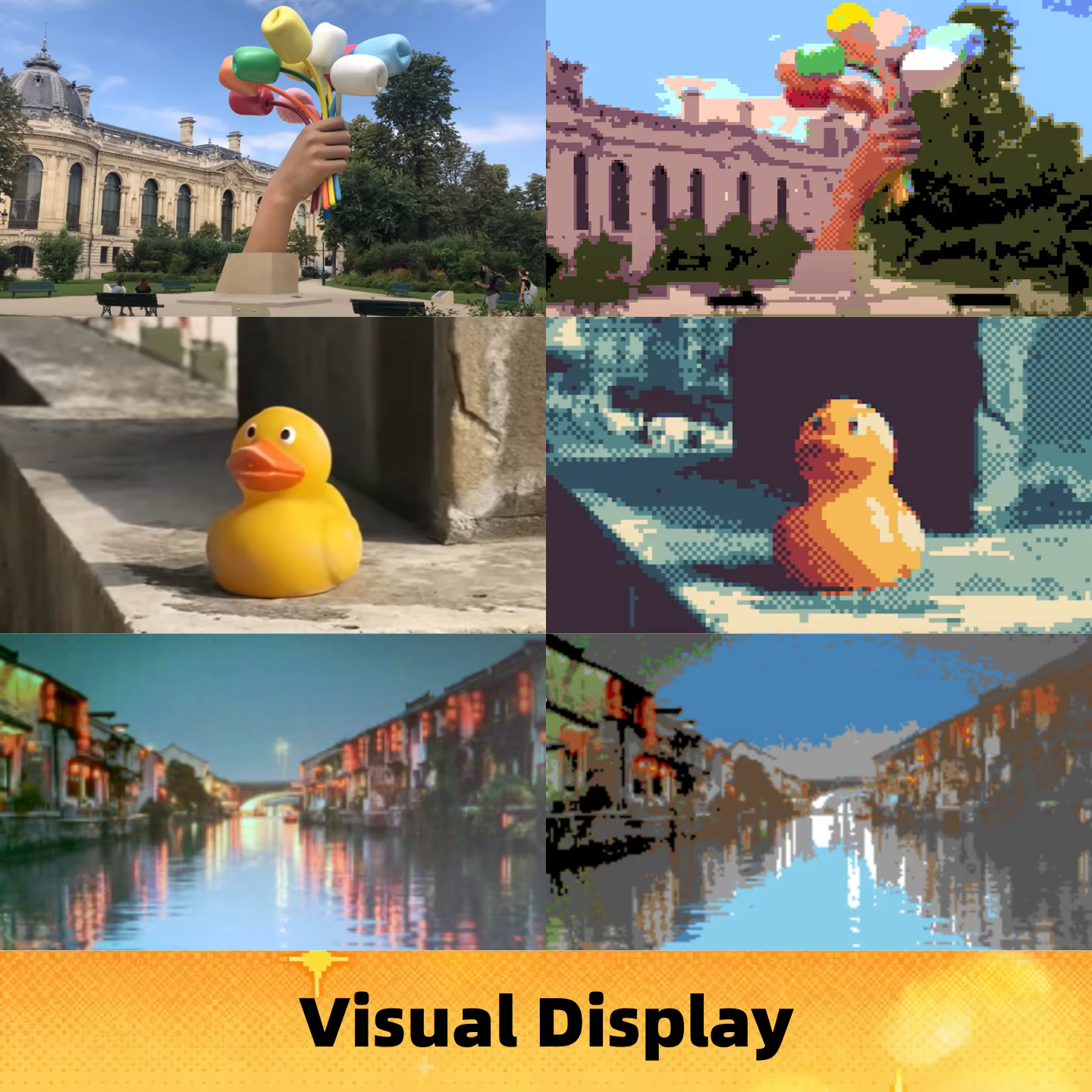 Caméra Pixelist Art caméra caméra à faible pixel caméra mosaïque caméra de style pixel