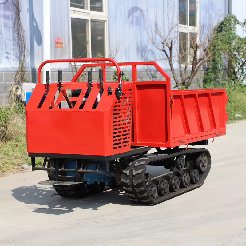 Mini Dumper sur chenilles personnalisé, camion à benne basculante multifonctionnel, ferme, pour la Construction