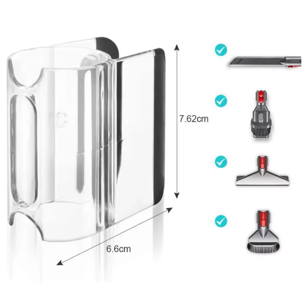 Clip de fixation de support d'accessoires pour aspirateur Dyson V7 V8 V10 V11, Clip de rangement de tête d'aspiration
