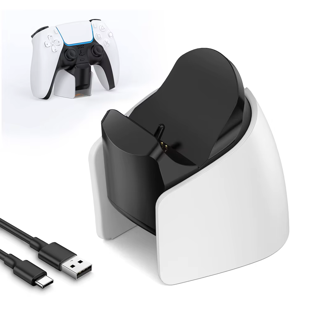 Mini Station de chargement pour contrôleur PS5, Station de charge USB rapide pour contrôleur PS5 DualSense Edge avec indicateur de chargeur