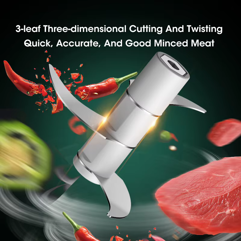 Mini hachoir à ail électrique pour aliments pour bébés, hachoir à viande multifonctionnel, rechargeable par USB, hachoir à légumes pour la cuisine à domicile