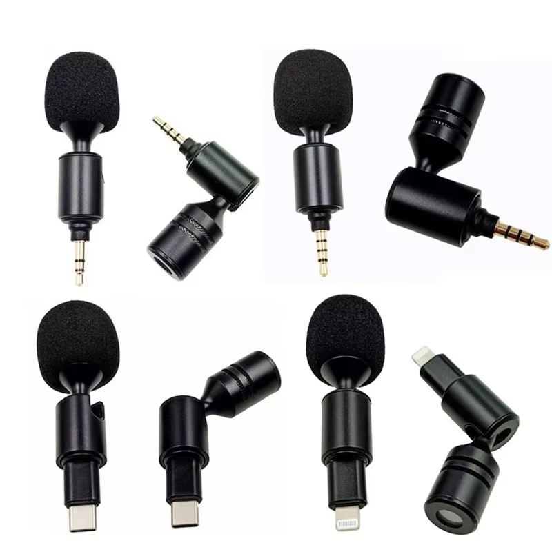 Mini Microphone Jack 3.5mm, Compact, léger, Portable, haute sensibilité, pour carte son, téléphone, caméra, tablette, réduction du bruit