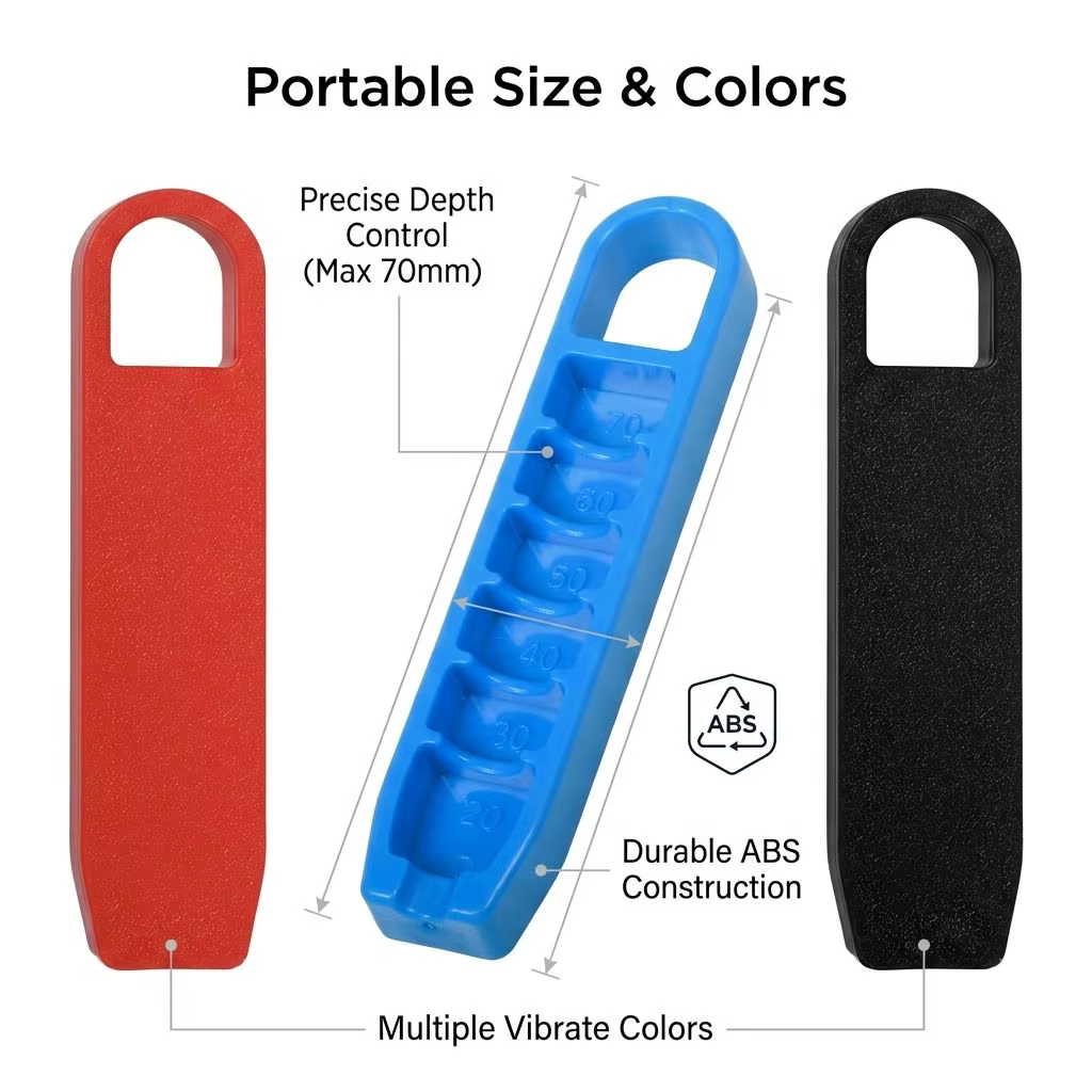 Accessoires de golf : Outil de réglage de la hauteur du tee, outil d'alignement réglable, compatible avec plusieurs types de tees, aide à la pratique portable